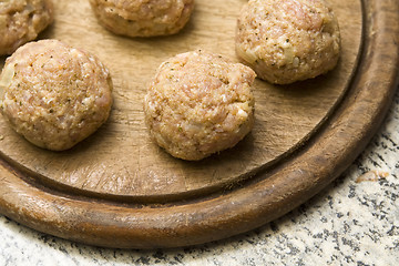 Image showing Pork burgers