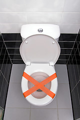 Image showing Closed toilet