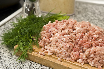 Image showing Minced meat