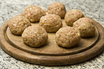 Image showing Pork burgers