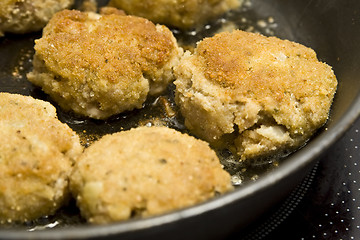 Image showing Pork burgers