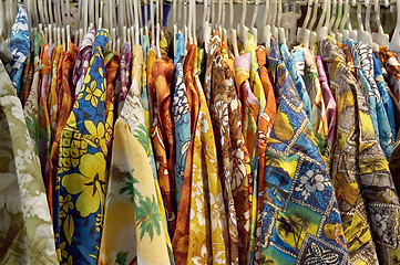 Image showing Hawaiian shirts for sale