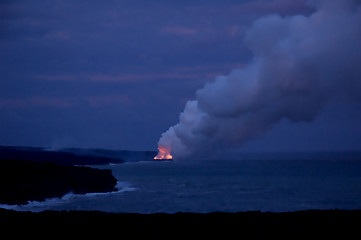 Image showing When fire meets water