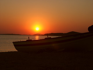 Image showing sunset