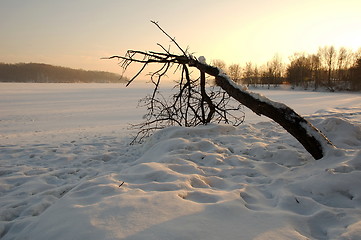 Image showing iced lake