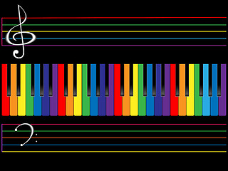 Image showing Color keys