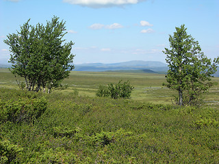 Image showing Mountain hike