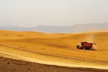 Image showing Harvesting crops