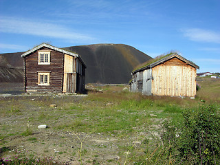 Image showing Old houses in Norway