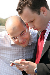 Image showing two businessman