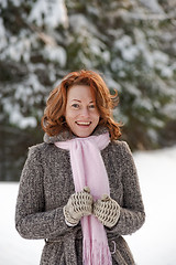 Image showing Woman in forest