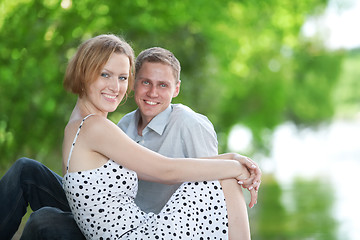 Image showing smiling couple