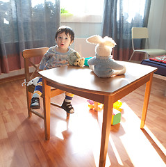 Image showing baby in playroom