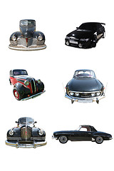 Image showing black car collection