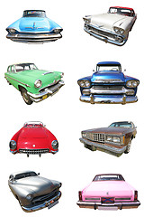 Image showing american car collection