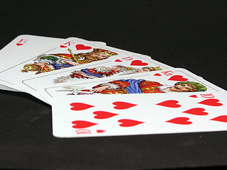 Image showing Royal flush