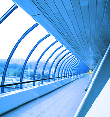 Image showing glass corridor