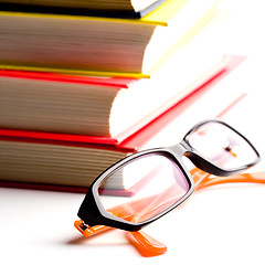 Image showing books and glasses