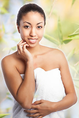 Image showing Beauty spa girl