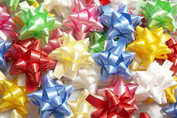 Image showing Colorful bows