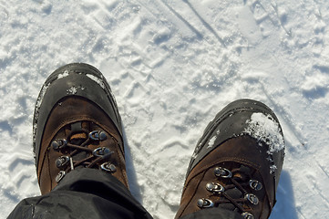 Image showing Snow boots