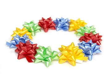 Image showing Colorful bows