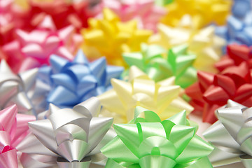 Image showing Colorful bows