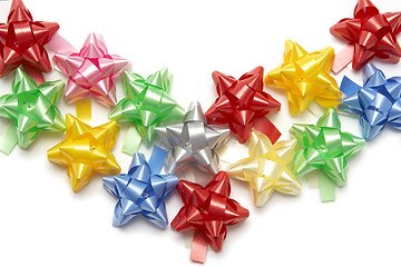 Image showing Colorful bows