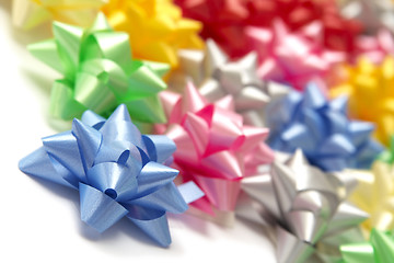 Image showing Colorful bows