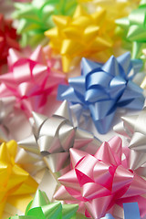 Image showing Colorful bows