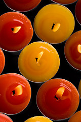 Image showing flaming candles