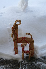 Image showing Christmas goats