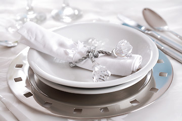 Image showing Fine place setting