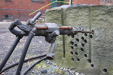 Image showing old mining machine