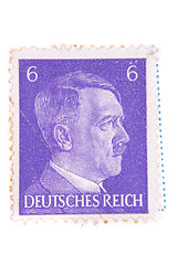 Image showing Hitler postage stamp