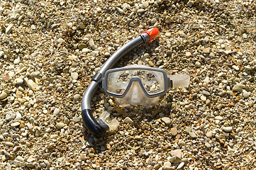 Image showing Mask and snorkel