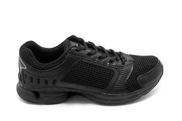 Image showing Black sneakers