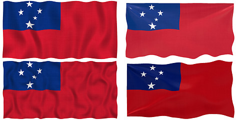 Image showing Flag of Samoa