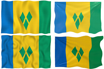 Image showing Flag of Saint Vincent and the Grenadines