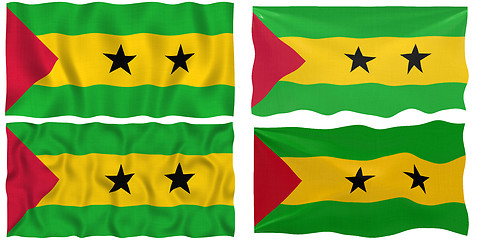 Image showing Flag of Sao Tome and Principe