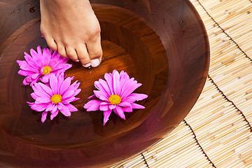 Image showing Beauty spa girl