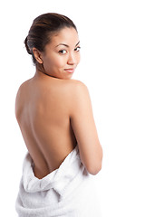 Image showing Beauty spa girl
