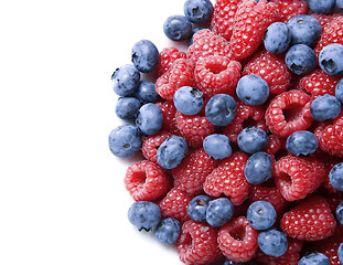 Image showing Close-up of berries over white background