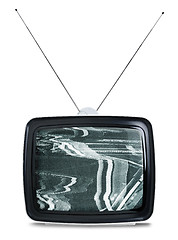 Image showing Retro TV isolated on white