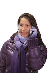 Image showing Woman on the phone