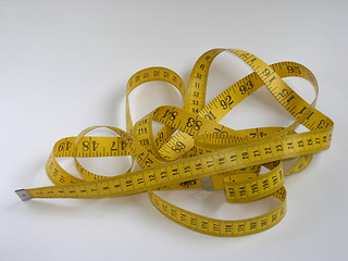 Image showing Discarded tape measure.