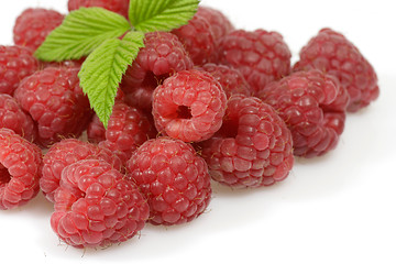 Image showing Raspberries