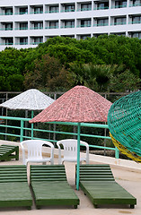 Image showing Sun Terrace and Hotel in Turkey