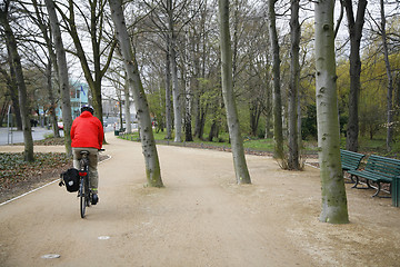 Image showing Cyclist Berlin