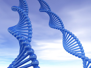Image showing DNA strands